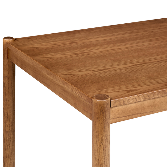 Beliani - FONDIS - Eettafel - Donker eikenhout - 180 x 90 cm - MDF