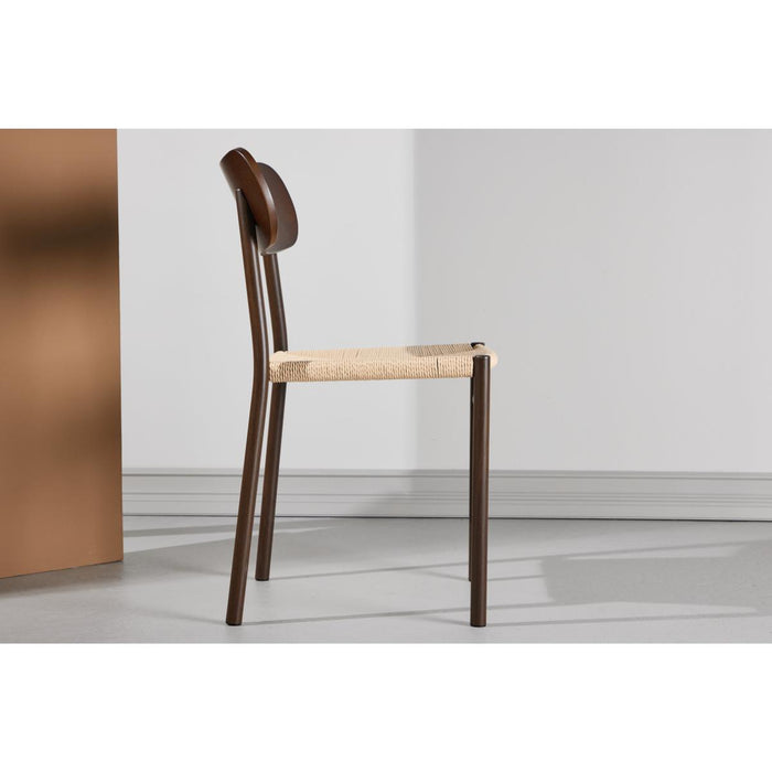 Svea - Weber eetkamerstoel - rattan - mokka