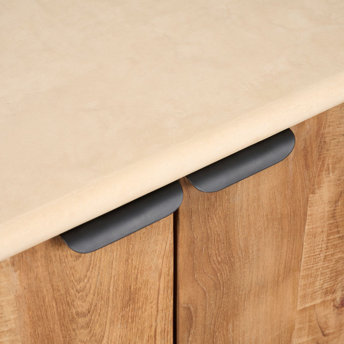 TV-meubel Doble - Beige|Creme|Hout - Naturel - Hout