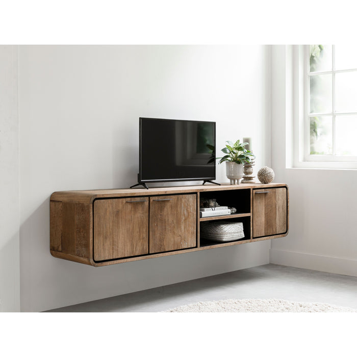 DTP Home Hanging TV stand Evo medium, 3 doors, 2 open racks,40x185x...