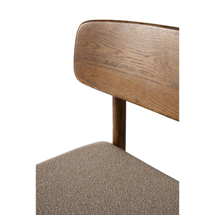 Nordic Home - Livo eetkamerstoel - donkerbruin|zand