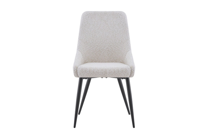 Eetkamerstoelen set van 4 Oscar Beige Boucle