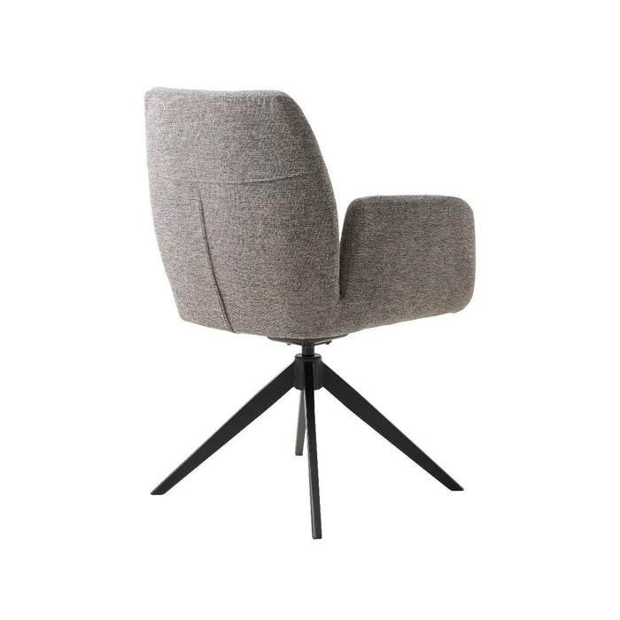 Nordic Home - Roxanne draaibare eetkamerstoel - grijs