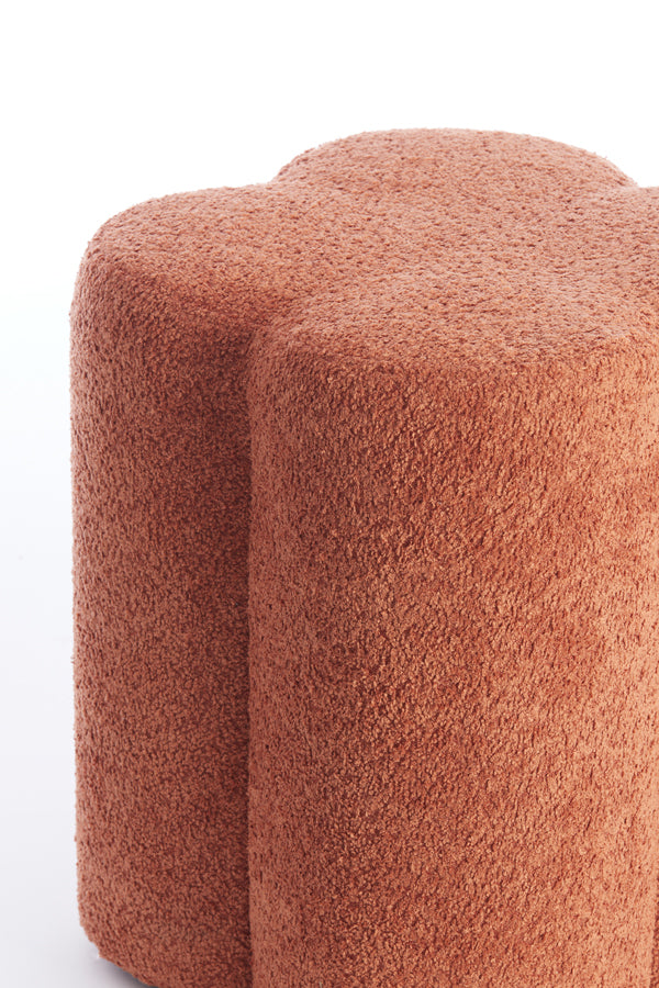 Light & Living - Poef NALANI - Ø38x45cm - Oranje