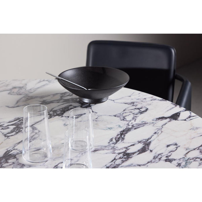 Svea - Schneider ronde eettafel - ø120 cm - marmerlook|naturel