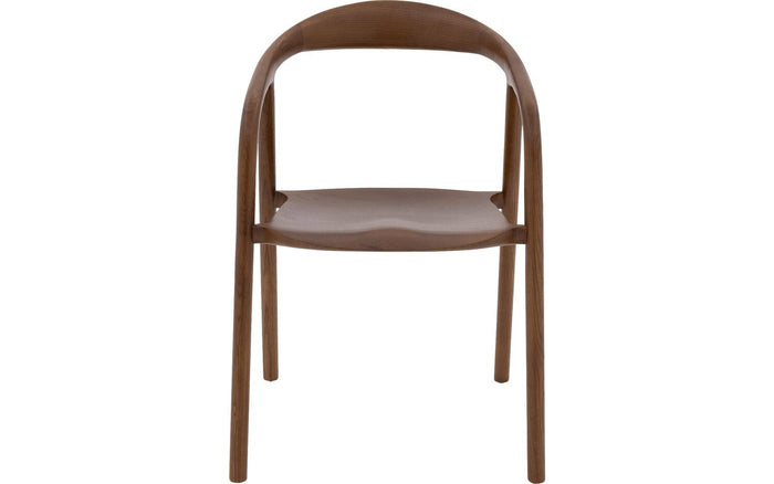 Goossens Eetkamerstoel Prins - Hout met armleuning