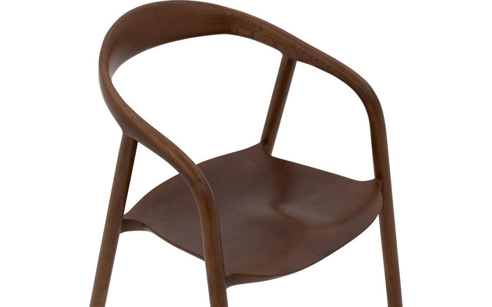 Goossens Eetkamerstoel Prins - Hout met armleuning