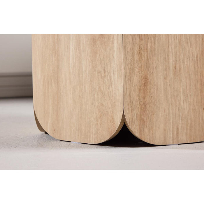 Svea - Schneider ronde eettafel - ø120 cm - marmerlook|naturel