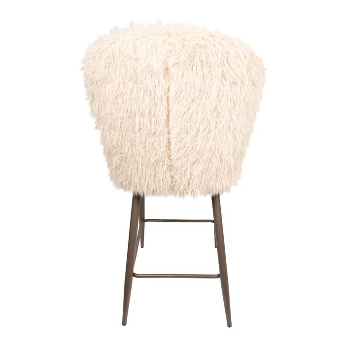 PTMD Ares Bar Chair Hair Beige