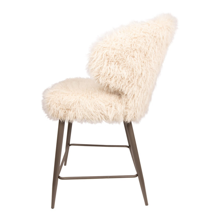 PTMD Ares Bar Chair Hair Beige