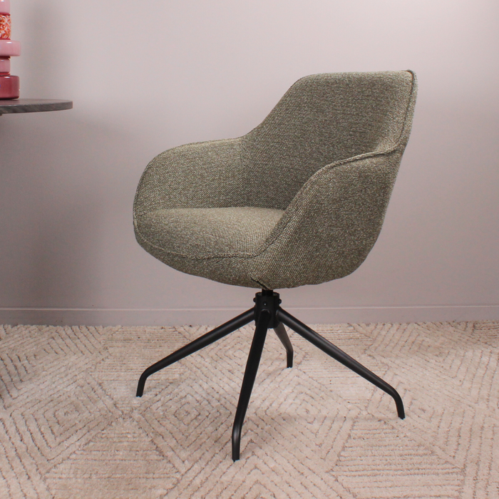 DS4U Cas armstoel terugdraai - groen