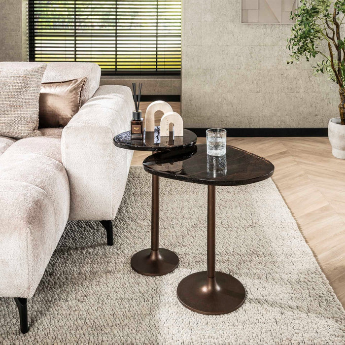 AnLi Style Bijzettafel L Eclipse Koper