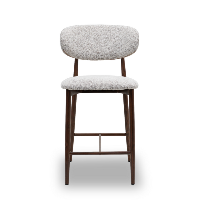 Furnihaus - Barkrukken set van 2 - Celia - Bruin Walnoot