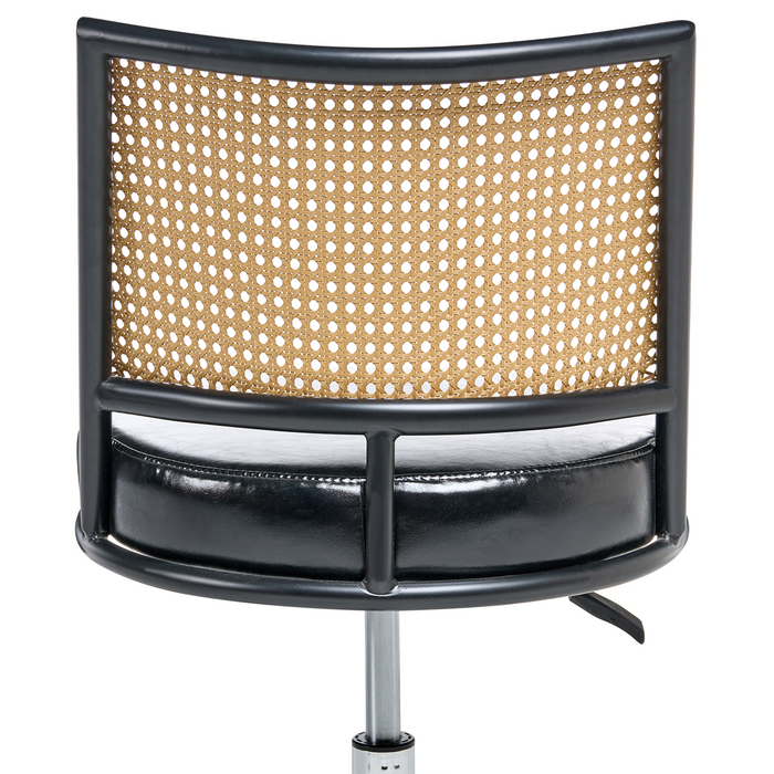 Beliani - NOME - Bureaustoel - Zwart - Kunstleer