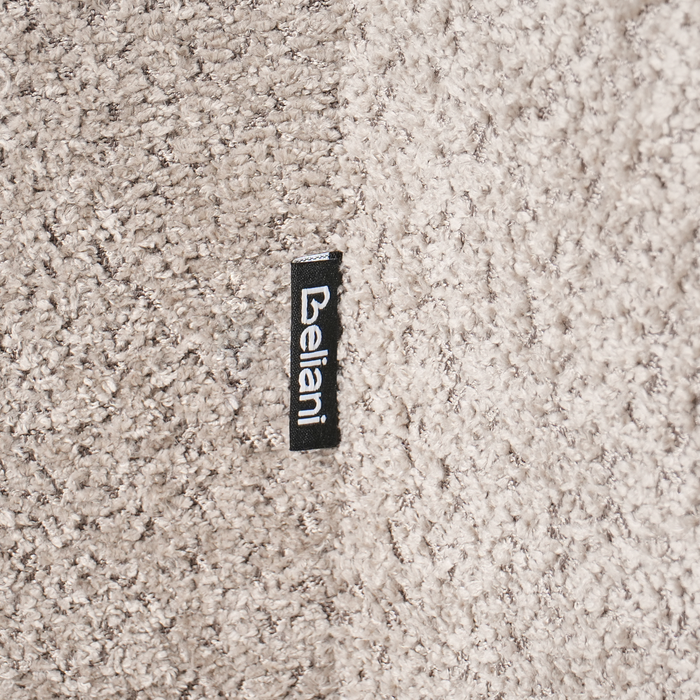 Beliani - SCOTIA - Poef - Lichtbruin - Chenille