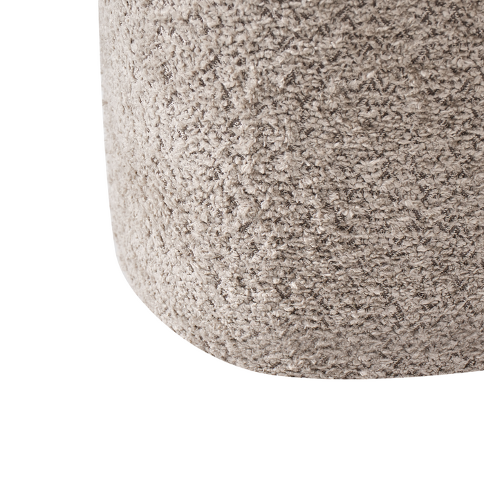 Beliani - SCOTIA - Poef - Lichtbruin - Chenille