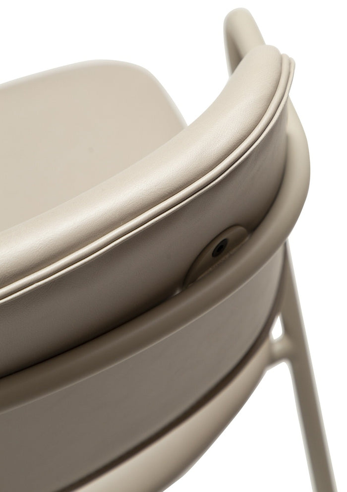 Dan-Form Zed Eetkamerstoel Cashmere Kunstleer set van 2