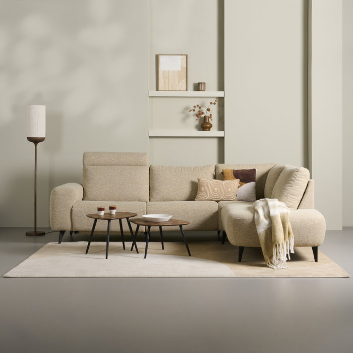 Vloerkleed Naomi - Beige - Textiel - 200x0x290cm (BxHxD)