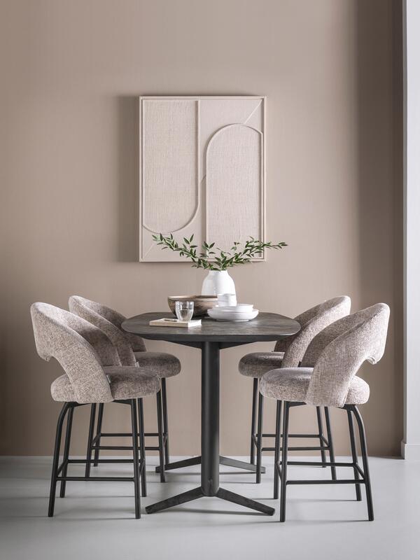 MUST Living Counter chair Arca,104x61x61 cm, glossy sand