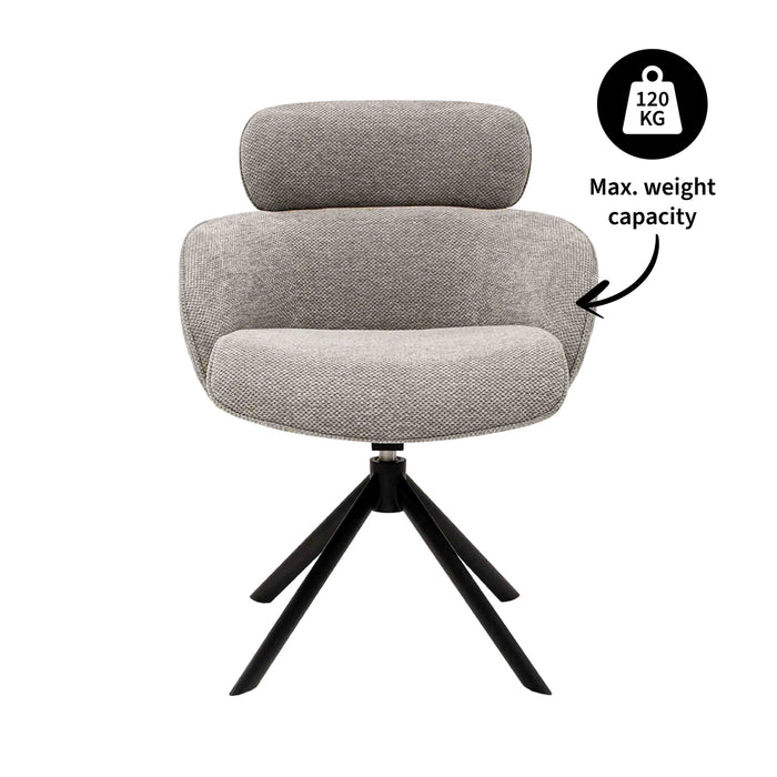 Kick draaistoel Kian - Grijs