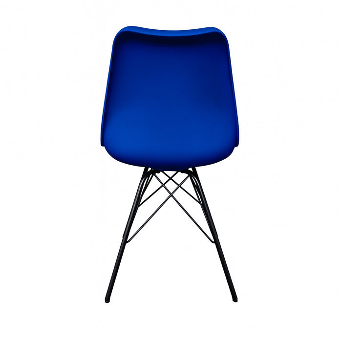 Kick kuipstoel Metal Luuk - Donkerblauw