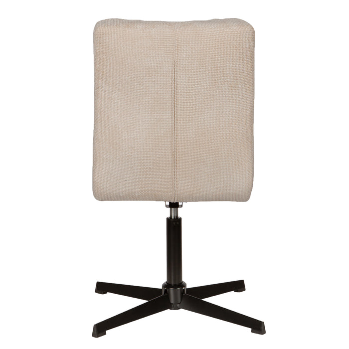 PTMD Milan Dining Chair Swivel Cream