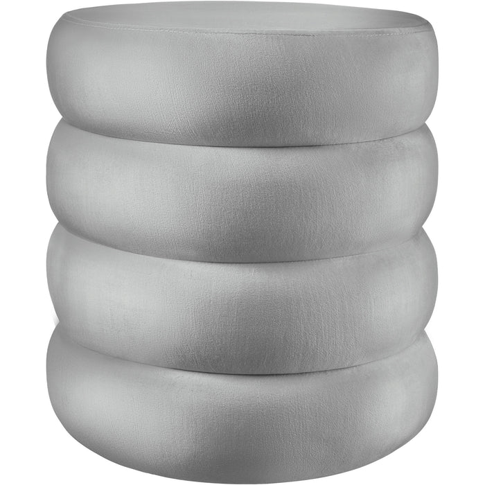 tectake® Hocker Altu, gestoffeerd, opbergruimte