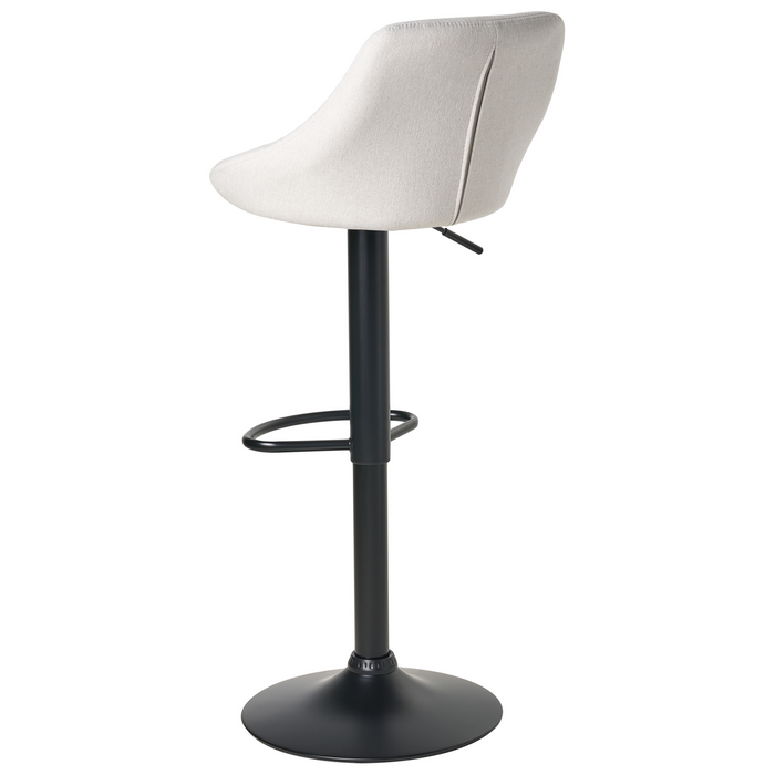 Beliani - MEDULIN - Barkruk set van 2 - Lichtgrijs - Stoffen