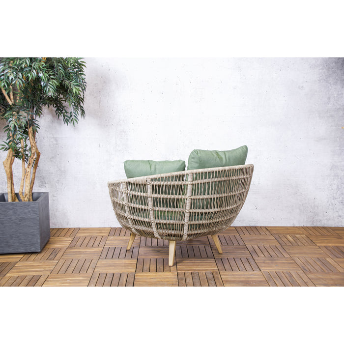 Sens-Line - San Marino sofa Stoel - 115x96x78 - Aluminium