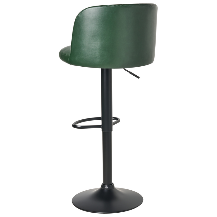 Beliani - VLORE - Barkruk set van 2 - Donkergroen - Kunstleer