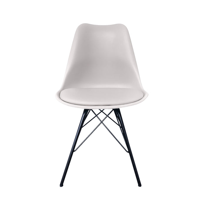 Kick kuipstoel Metal Luuk - Champagne