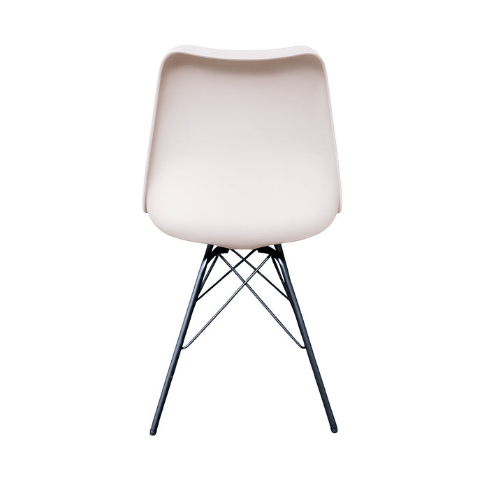 Kick kuipstoel Metal Luuk - Champagne