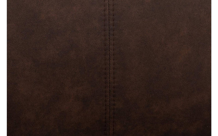 Goossens Eetkamerstoel Alex - Kunstleer met armleuning