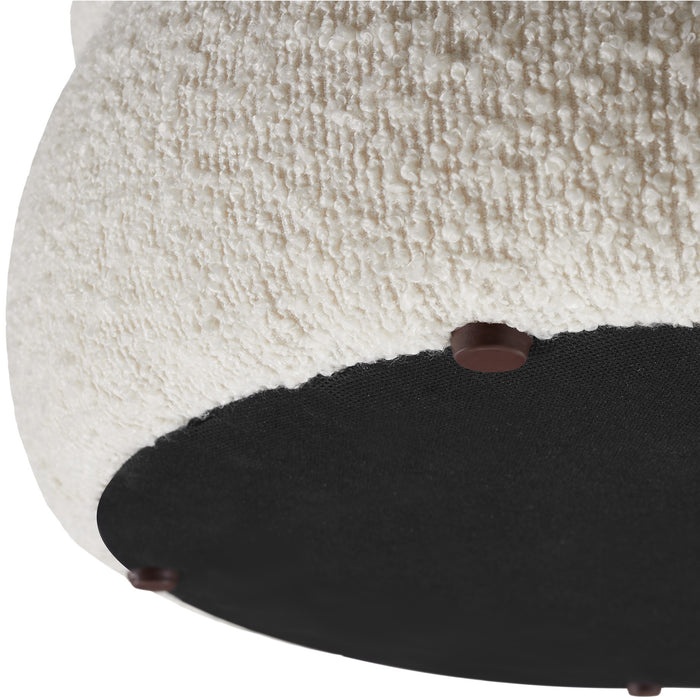 tectake® Hocker Altu, gestoffeerd, opbergruimte