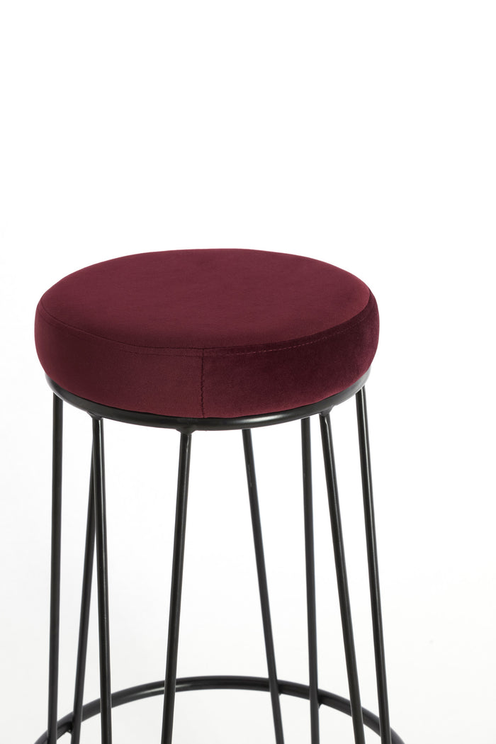 Light & Living - Barkruk ALICE - Ø41x73 cm - Rood - Set van 2