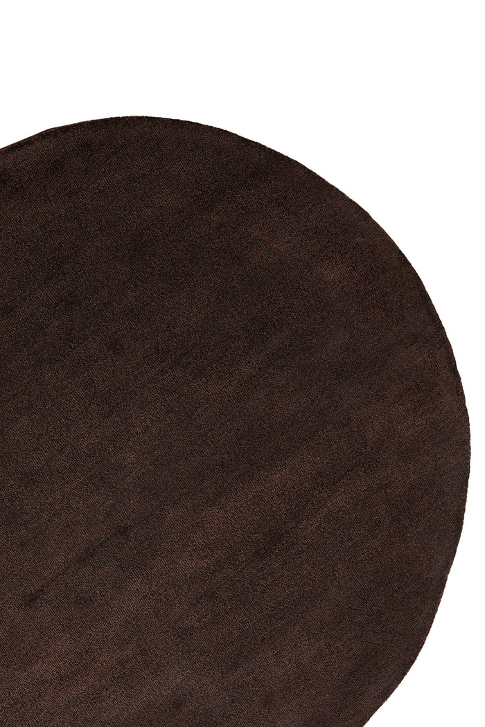 Light & Living Light&living Vloerkleed Ø220 cm ARCOLA donker bruin