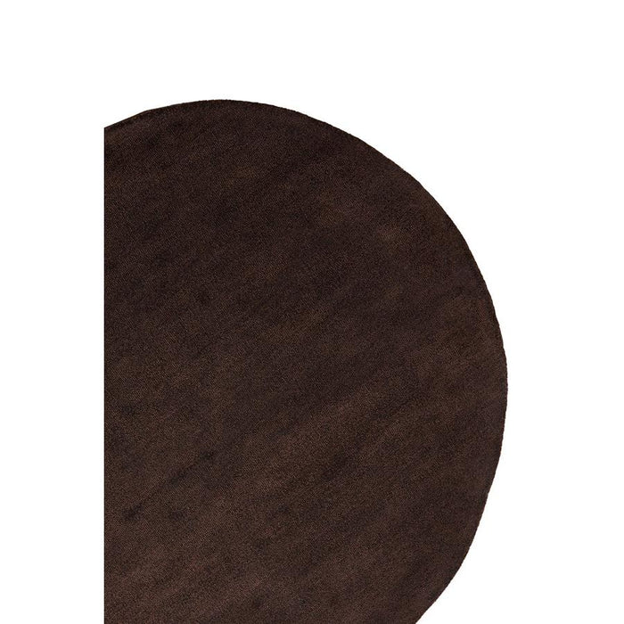 Light & Living Light&living Vloerkleed Ø220 cm ARCOLA donker bruin