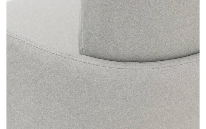 Goossens Eetkamerstoel Lahja - Fluweel met armleuning