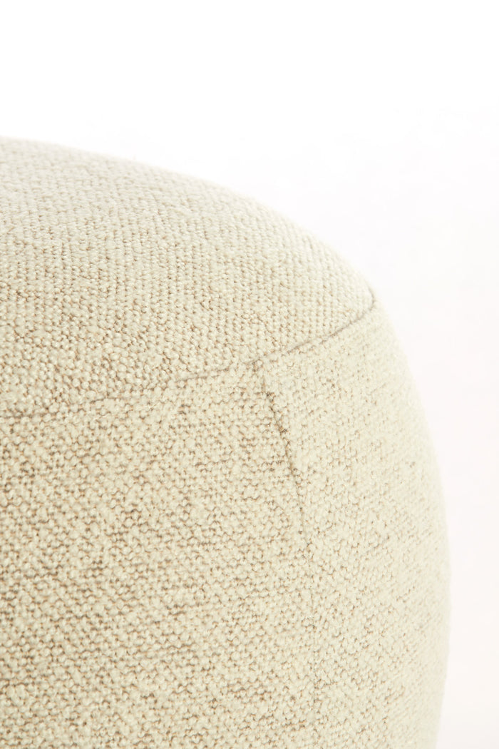 Light & Living - Poef ZENICA - 53x41x38 cm - Wit