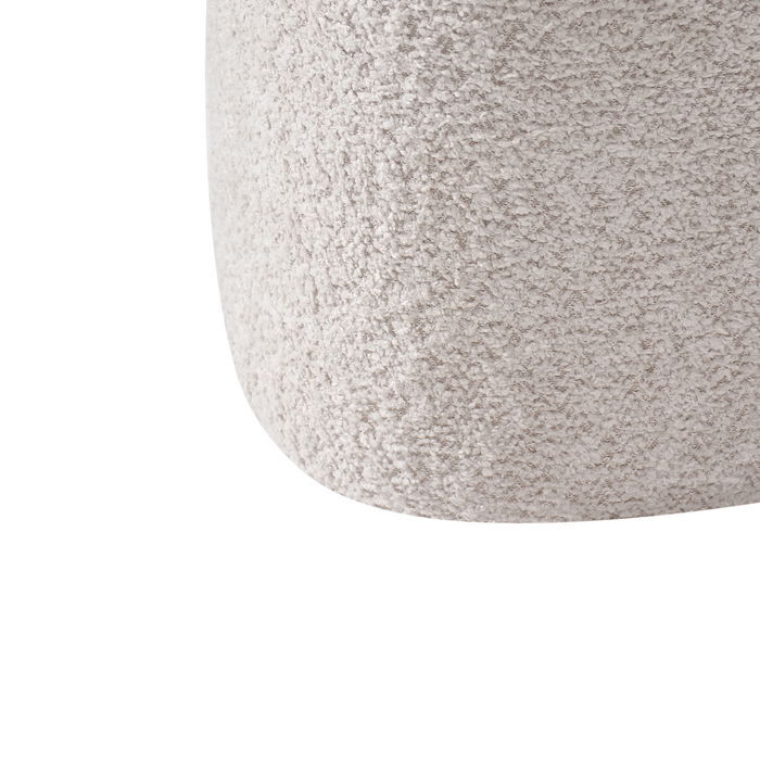 Beliani - SCOTIA - Poef - Beige - Chenille