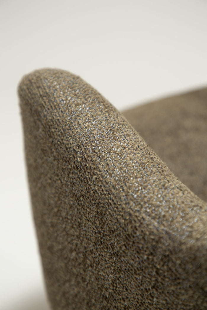 Dan-Form BAE Draaistoel Oljifgroen Bouclé