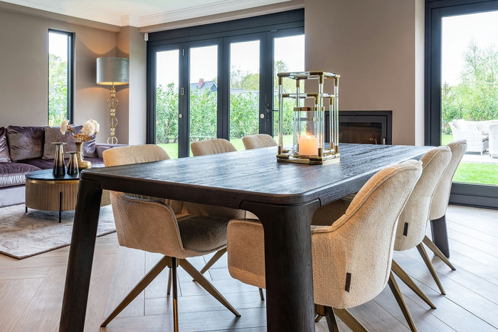 Richmond Interiors Aline Draaistoel Wit Chenille