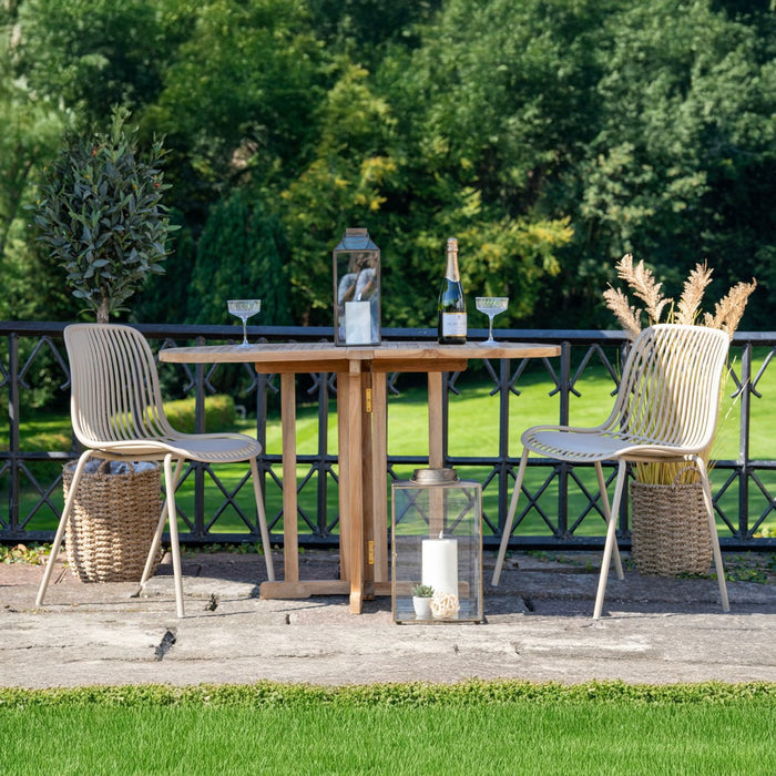 House Nordic - Tuinstoel Zand - Branson - Set van 4