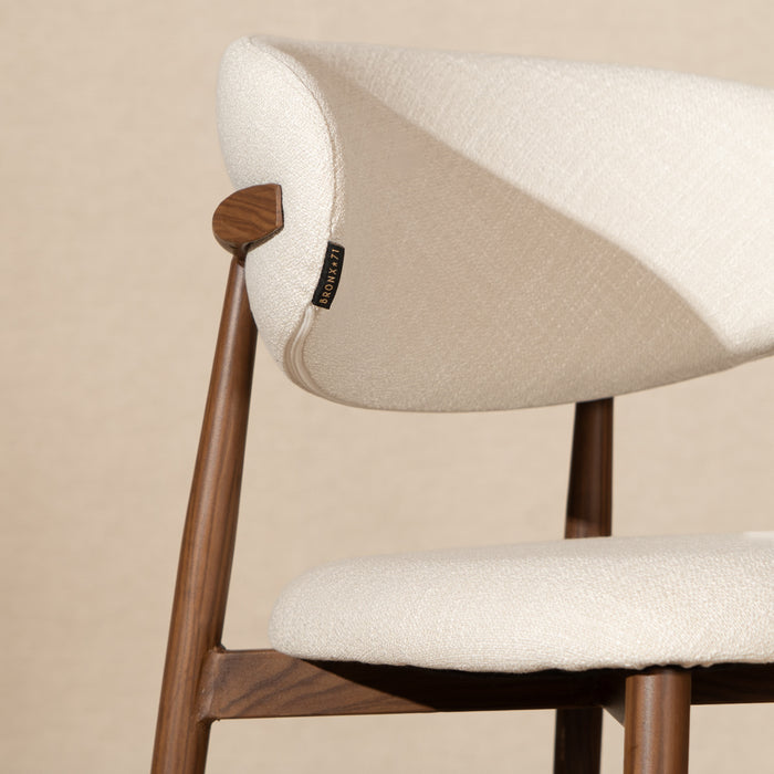 Bronx71 Barkruk Lara linnen off white 70 cm