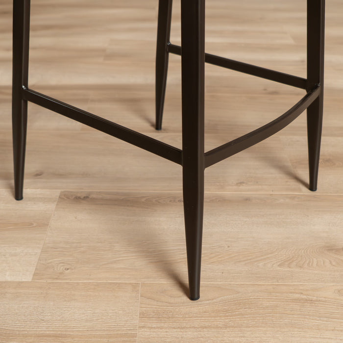 Bronx71 Barkruk Trevi gemêleerd off white|bruin 68 cm