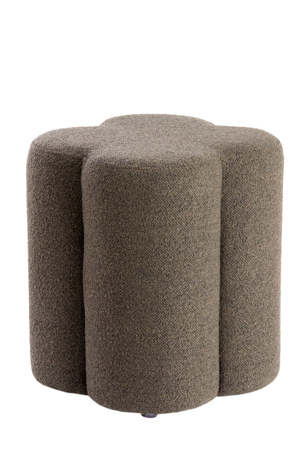 Light & Living - Poef NALANI - Ø38x45cm - Bruin