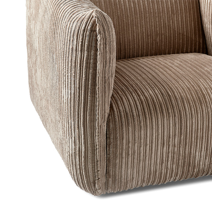 by fonQ Ribbon Fauteuil - Mink - Rib