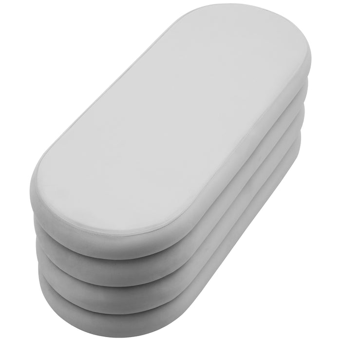 tectake® Gestoffeerde zitbank Altu met veel opbergruimte