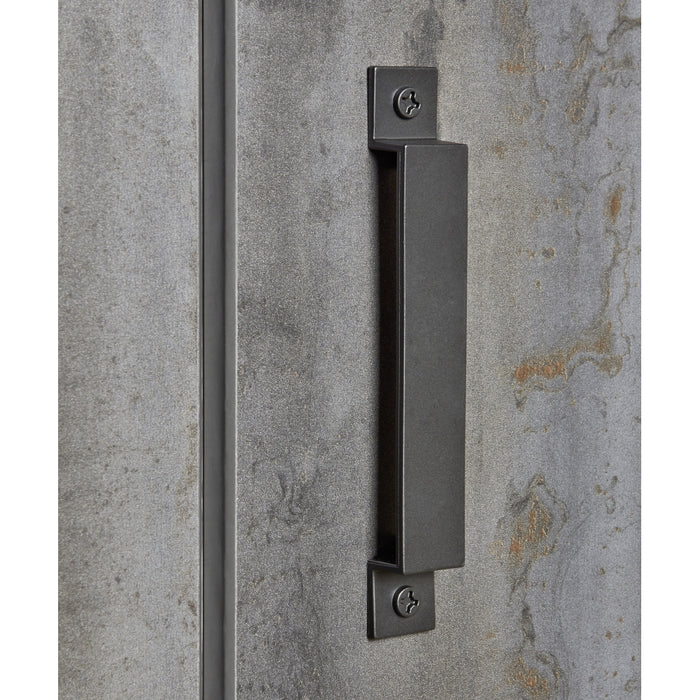 Kledingkast Gameren - Antraciet|Grijs|Zwart - Spaanplaat