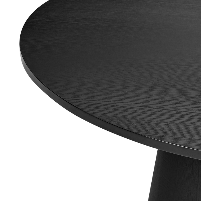 Beliani - OYEN - Eettafel - Zwart - 120 cm - MDF